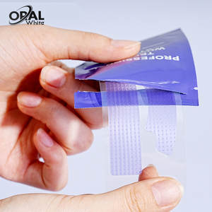 Bandes blanchissantes dentaires sans peroxyde, 14 traitements, avec ingrédients PAP+V34, sans résidus, violettes, pour un <span class=keywords><strong>blanchiment</strong></span> des dents à sec - Product Image 4