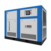 Compresor de Aire de Tornillo Lubricado por Agua, Sin Aceite, de Baja Vibración, Ahorrador de Energía, 110KW 150HP 10bar, Motor Sin Aceite
