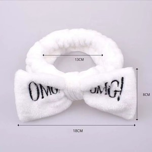 Diadema <span class=keywords><strong>de</strong></span> yoga SPA OMG <span class=keywords><strong>para</strong></span> mujer y niña, turbante elástico <span class=keywords><strong>de</strong></span> forro polar suave y reutilizable, antideslizante, talla única <span class=keywords><strong>para</strong></span> el cabello. - Product Image 2