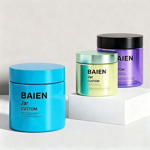 Ensemble d'emballages cosmétiques écologiques de luxe personnalisés en plastique, flacons et pots vides pour soins de la peau, 60 ml, 150 ml, 250 g, 300 ml, 400 ml - Product Image 6