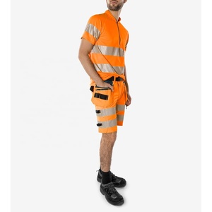 NEW 2026 High Visibility <b>Work</b> <b>Shorts</b> Cargo Cotton Polyester Quick Dry Unisex Customizable Size For <b>Men</b> - Product Image 4