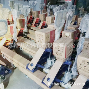 รถยกพาเลทไฮดรอลิกแบบแมนนวล 2000 กก. ล้อไนลอน PU 180x50 สำหรับงานขนถ่ายในคลังสินค้า - Product Image 1