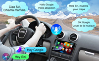 Autoradio Android Iying pour Audi A3, 8 cœurs, écran tactile OLED 9 pouces, navigation GPS, CarPlay sans fil, Android Auto, OBD2, TPMS, 1 an
