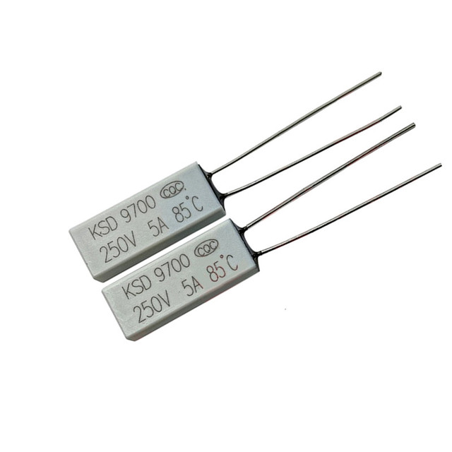 KSD9700 5A 250V Thermal Protector Normally Closed Temperature Control Switch 45/50/60/75/85-200 Degrees Celsius