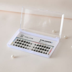 Wingstar, nuevo estilo, banda fina, estilo <span class=keywords><strong>ERMO</strong></span>, pestañas de racimo segmentadas DIY de fábrica profesional - Product Image 4