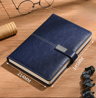 Agenda et carnet de notes personnalisés 2024 avec logo, couverture rigide A5, coffret cadeau avec stylo, couverture en cuir