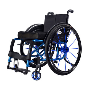 Fauteuil roulant léger manuel de sport avec hauteur réglable et grandes roues de 24 pouces - Product Image 3