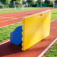 Mur de rebond de football en PE robuste pour l'entraînement aux passes et aux exercices de jeu au sol, portable et durable, vente en gros directe usine