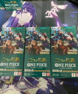 อย่างเป็นทางการ JPS Ver 100% ต้นฉบับ TCG OP8กล่องบูสเตอร์สองตำนานคอลเลกชันอนิเมะ<span class=keywords><strong>การ์ด</strong></span>ซื้อขายเกม <span class=keywords><strong>SSR</strong></span> - Product Image 3