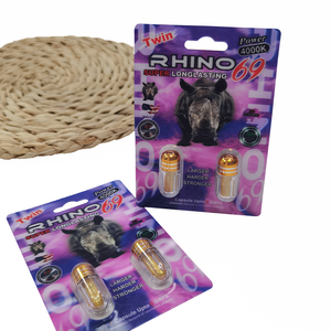 Cápsulas Rhino 69 Twin de Larga Duración para Hombres, con Soporte para Energía, Rendimiento, Resistencia y Confianza, Paquete de 2 Cápsulas - Product Image 5