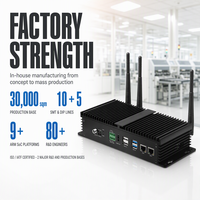 Mini PC industriel Quad Core Cortex A55 0.8 TOPS NPU 4 Go LPDDR4 16 Go EMMC Double GbE 4G LTE Mini PCIe Android 11 Debian RK3568