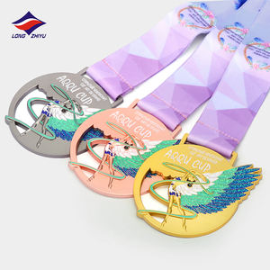 Longzhiyu Fabricant professionnel de médailles Médaille de golf rotative personnalisée Conception gratuite Alliage de zinc Métal Récompense pour les cadeaux de tournoi - Product Image 4