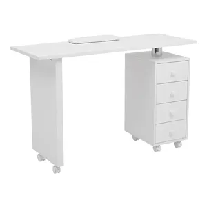 โต๊ะทำเล็บวอลท์ซิฟาย สำหรับร้านเสริมสวย พร้อมล้อเลื่อนและลิ้นชัก - Product Image 5
