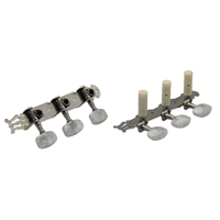 Guitar Ukulele Mandolin Instrument Accessories Gold Plated Diamond Black Round Head String Knob String Shaft