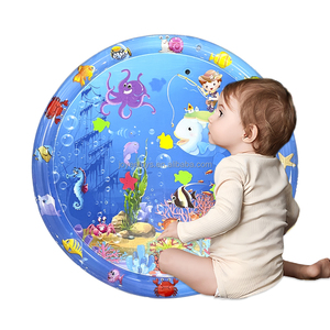 Joyee Thiết Kế Mới Lớn Hình Tròn Thân Thiện Với Môi PVC Inflatable Tummy Thời Gian Nước <span class=keywords><strong>Mat</strong></span> Bé Nước <span class=keywords><strong>Mat</strong></span> Trẻ Em Nước Chơi Thảm Đồ Chơi - Product Image 5