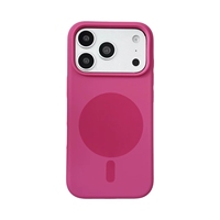Coque de téléphone portable en silicone liquide souple Candy Pure Color pour iPhone 18 17 Pro Max