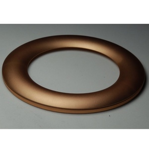 Custom CNC Milling for Machined Anodized Aluminum Round for Decorative <b>Spacer</b> for Lighting Fixtures - Product Image 1