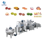 Équipement commercial pour la fabrication de bonbons, ligne de production de confiserie, ligne de production de bonbons durs et de sucettes