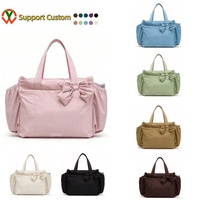 Sac à langer multifonctionnel en nylon et polyester imperméable pour la fête des Mères, idéal pour les sorties quotidiennes avec bébé