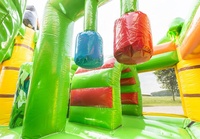 Château gonflable de 11 cm pour enfants, château plein air avec toboggan
