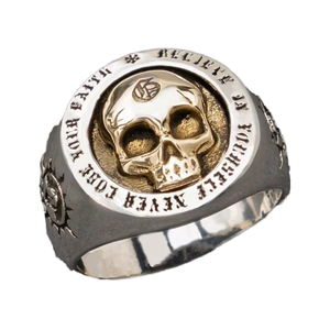 Anillos de Boda de Oro de 18K con Cruz Cristiana de San Cristóbal, Estilo Religioso, Hechos a Medida en Titanio SS8-836R para Hombres <span class=keywords><strong>y</strong></span> Mujeres - Product Image 3