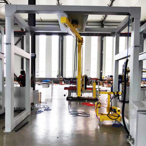 Macchina Avvolgitrice Rotativa Avanzata per Materiali da Costruzione e Imballaggio di Prodotti in Acciaio - Product Image 3