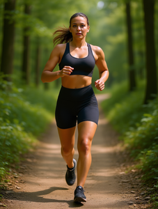 Shorts de Yoga Elásticos Color Piel para Mujer, Deportivos, para Ciclismo, Running, Gimnasio, Spandex/Nailon, Cintura Elástica, Corte Regular - Product Image 2