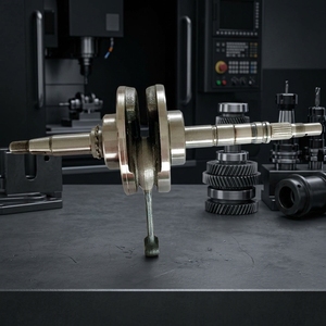 Pièces détachées moto : Vilebrequin en acier 45Cr forgé pour TVS <span class=keywords><strong>JIVE</strong></span> 110 – Nouvelle assemblage moteur, esthétique optimale - Product Image 1