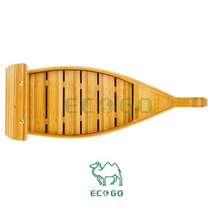 Vente en gros Nouveau dîner <span class=keywords><strong>de</strong></span> fruits <span class=keywords><strong>de</strong></span> <span class=keywords><strong>mer</strong></span> épicés Bateau à sushi en bois <span class=keywords><strong>de</strong></span> bambou japonais <span class=keywords><strong>Plateau</strong></span> <span class=keywords><strong>de</strong></span> service à sushi pour affichage <span class=keywords><strong>de</strong></span> cuisine - Product Image 2