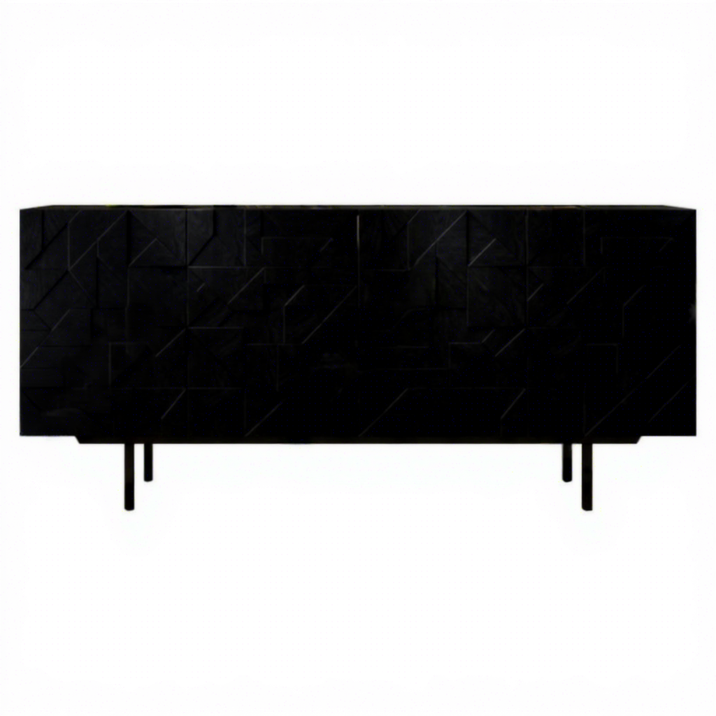 Nero notte estremo - quattro porte 200*40*80cm