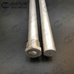 RoHs ép đùn magiê/nhôm/kẽm nước nóng <span class=keywords><strong>anode</strong></span> <span class=keywords><strong>Rod</strong></span> cho thép xe tăng chống ăn mòn/chống bẩn trong nước ngọt - Product Image 1