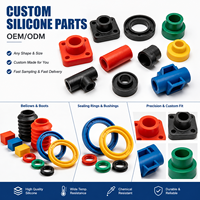 Pièces en silicone personnalisées, fabrication directe d'usine, OEM ODM pour joints, garnitures, bagues toriques, soufflets, plusieurs couleurs et formes, échantillonnage rapide
