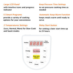 Cuisinière électrique à pression multifonction de haute qualité, <span class=keywords><strong>petite</strong></span> <span class=keywords><strong>capacité</strong></span>, pour une personne, couleur rose - Product Image 5
