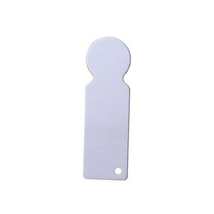Llavero en blanco para sublimación DIY al por mayor, colgante personalizable para carrito de compras, acero inoxidable de alta calidad - Product Image 2