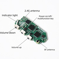 Sistem Komunikasi Interkom Full Duplex Luar Ruangan Dalam Ruangan yang Dapat Disesuaikan, Solusi Headset, OEM ODM, Chip Telink, Modul Interkom 500M