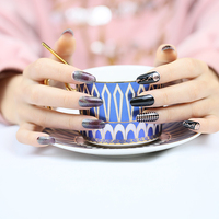 Nouveauté 2026 – Autocollants pour ongles en gel véritable OEM en gros pour filles