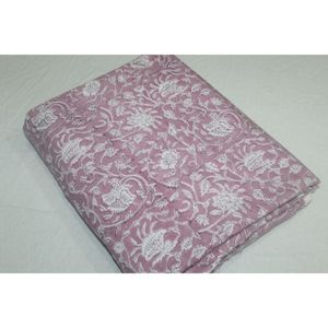 Authentic Handmade Lightweight Block Print Fabric for Clothing <b>Quilt</b> Scarf Dress Curtain & Cover Materials - Product Image 3