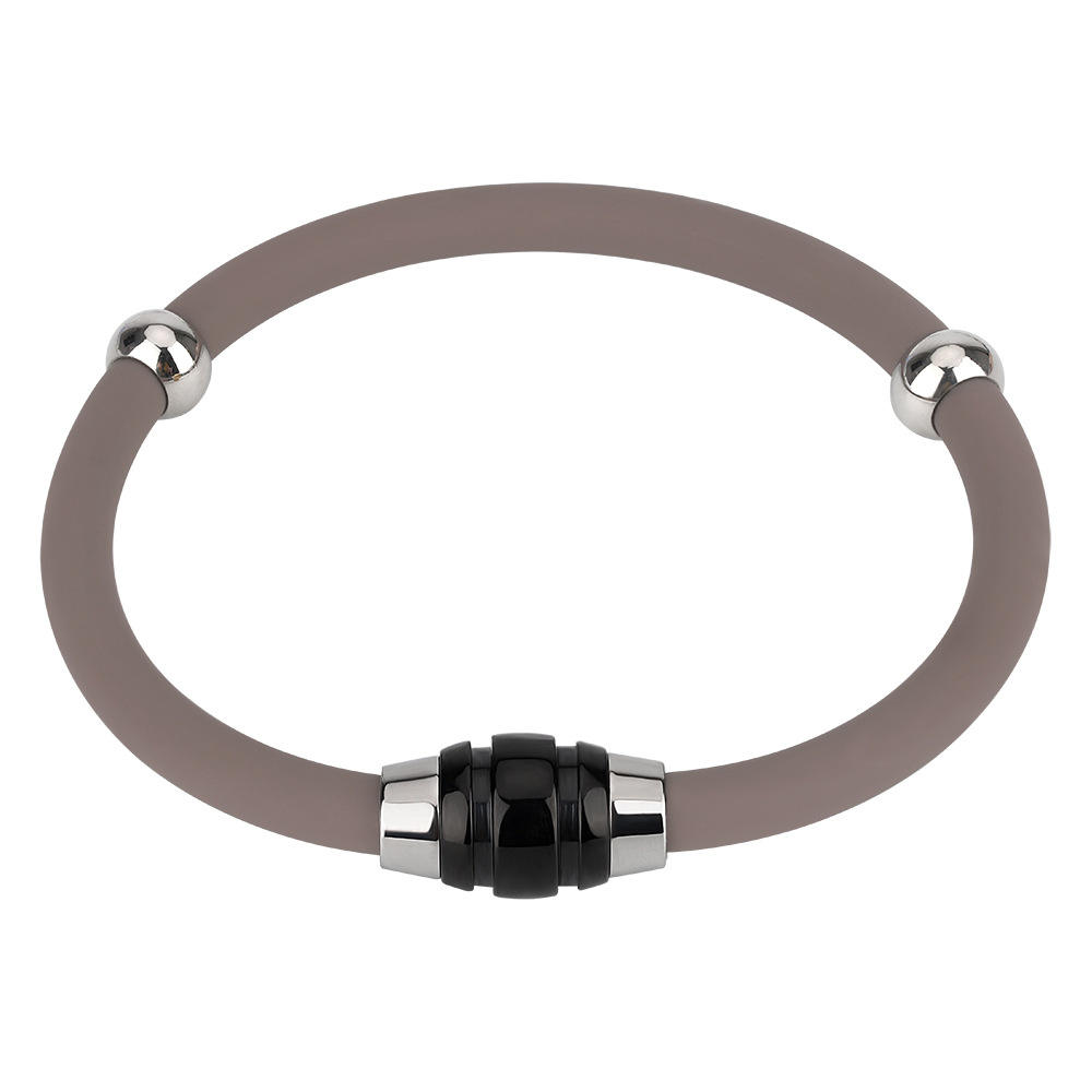 หัวเข็มขัดสีดำสีน้ำตาล