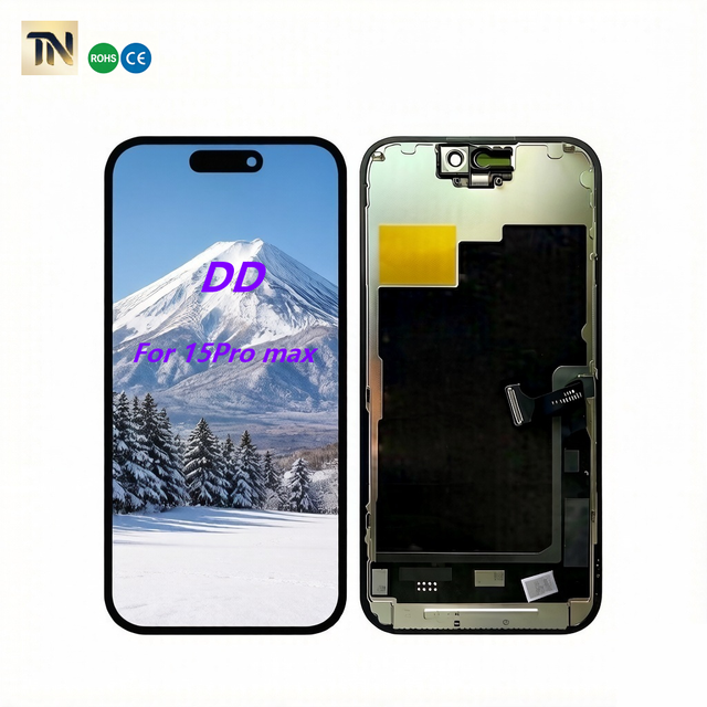 120Hz Soft OLED DD Digital Touch Screen High for 15 Pro MAX Display Assembly Replacement Wholesale 1 Year Warranty OEM