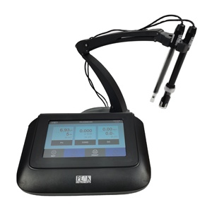 Medidor de Conductividad y pH Multiparamétrico con Compensación Automática de Temperatura, Medidor de Agua de Laboratorio para Mediciones de pH - Product Image 1