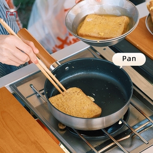 Op Maat Gemaakte Outdoor Picknick Draagbare 304 RVS <span class=keywords><strong>Set</strong></span> Pot Koekenpan Soep Pot Camping Koken Kookgerei Apparatuur Benodigdheden - Product Image 4