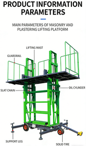 4 मीटर 6 मीटर 8 मीटर मोबाइल लिफ्टर मचान इलेक्ट्रिक हाइड्रोलिक कैंची लिफ्ट निर्माण के लिए चिनाई मचान - Product Image 6