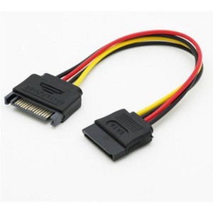 Adaptador divisor de energía Sata de 1 a 2, conector macho de 15 pines a doble hembra para dispositivos de almacenamiento de computadora - Product Image 4