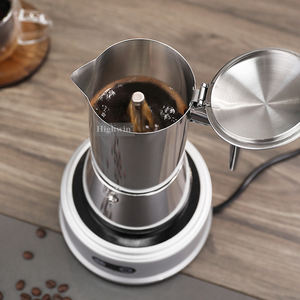 HIGHWIN-<span class=keywords><strong>Cafetera</strong></span> Moka de acero inoxidable para capuchino o café con leche - Product Image 5