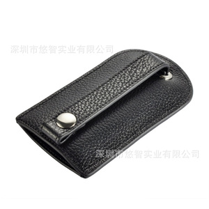ปลอกกุญแจรถหนังแท้, ซองใส่กุญแจอเนกประสงค์, โลโก้ปรับแต่งได้ - Product Image 1
