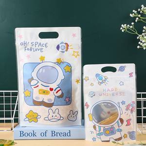 Bolsa OEM transfronteriza para alimentos, bolsa grande con cremallera, bolsa de embalaje sencilla para galletas y aperitivos, estilo INS para comercio exterior. - Product Image 3