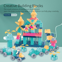 Jouet Brique Éclairer pour Enfant, Modèle de Construction Créatif, Kit de Jeu Éducatif en Plastique, Ensembles de Grands Blocs de Construction pour Garçons et Filles