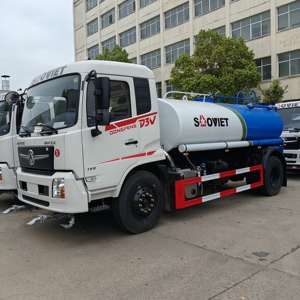 Camion-citerne à eau Dongfeng 12m³ |   Pour le nettoyage des routes, la suppression <span class=keywords><strong>de</strong></span> la poussière sur les chantiers <span class=keywords><strong>de</strong></span> construction, la maintenance des terrains aéroportuaires - Product Image 2