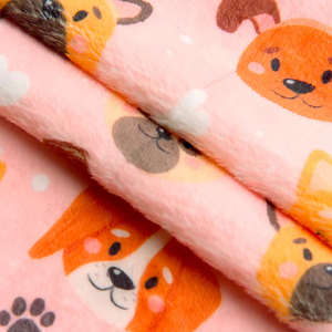 Trending Products <strong>2026</strong> New Arrivals High Quality Digital <strong>Printed</strong> 100% Cotton Pink <strong>Flannel</strong> <strong>Fabric</strong> for Pajamas or Blanket - Product Image 3