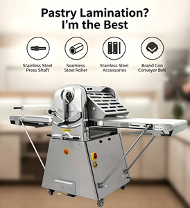 Sfogliatrice Automatica Commerciale Verticale in Acciaio Inossidabile ad Alta Produttività per Pasta <span class=keywords><strong>Sfoglia</strong></span>, Croissant, Pizza e Pasta <span class=keywords><strong>Sfoglia</strong></span> Soffiata - Novità - Product Image 5